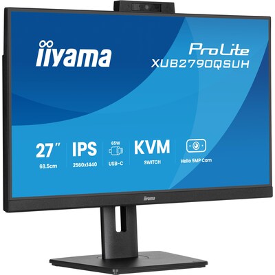 Iiyama  ProLite XUB2790QSUH-B2 68.5 cm (27″) QHD IPS Monitor DP/HDMI/USB-C | 04948570125524