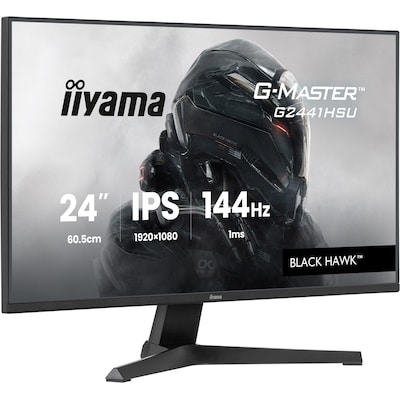 Iiyama  G-Master Black Hawk G2441HSU-B1 24 Zoll Full HD IPS LED 16:9 144 Hz Gaming Monitor | 04948570126316