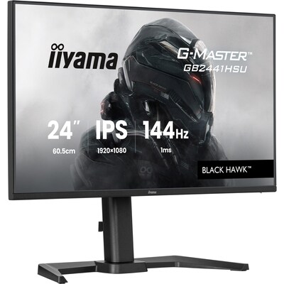 Iiyama  G-Master Black Hawk GB2441HSU-B1 24 Zoll Full HD IPS LED 16:9 144 Hz Gaming Monitor | 04948570126323