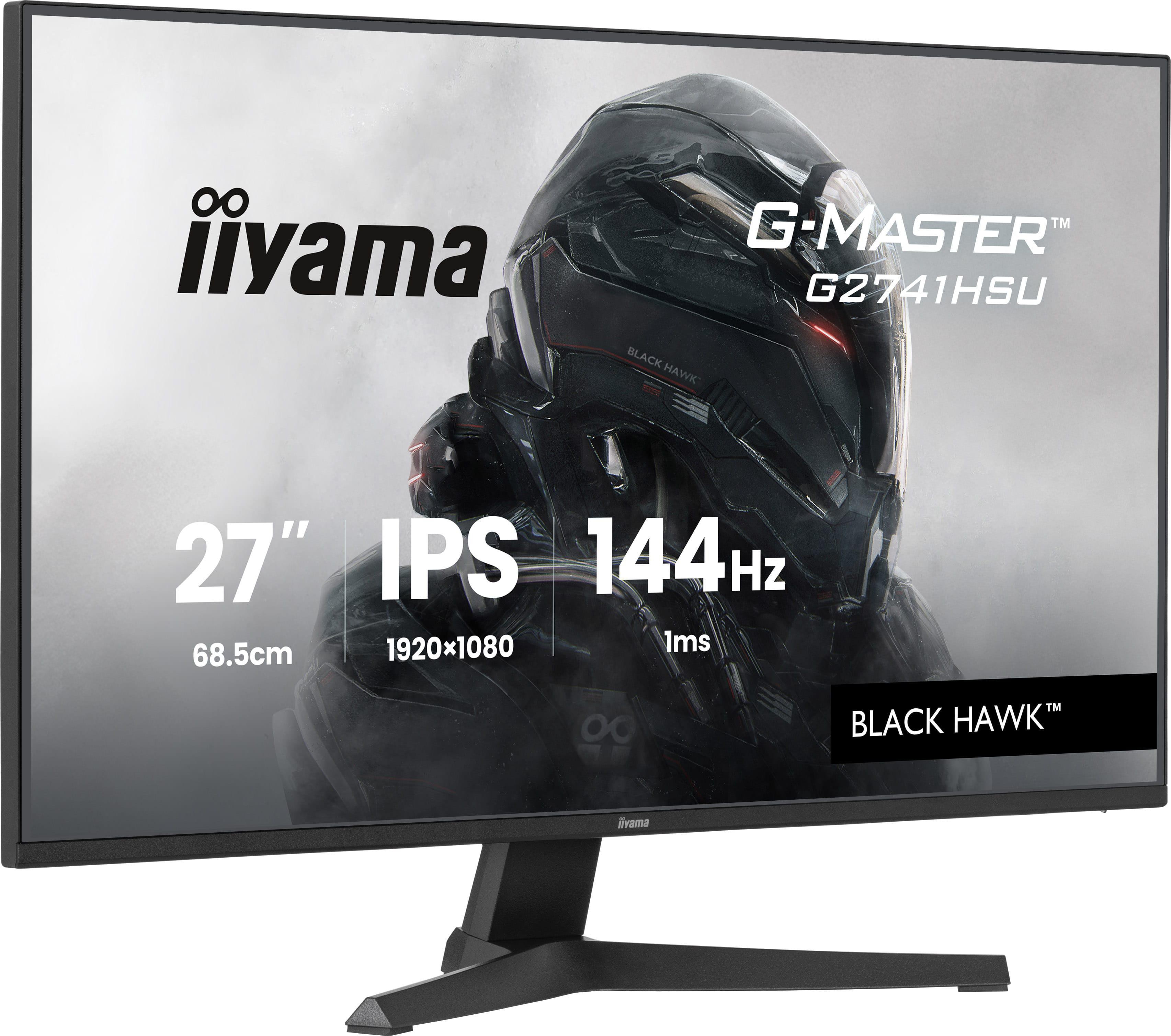 iiyama G-Master Black Hawk G2741HSU-B1 27 Zoll Full HD IPS Panel 16:9 144 Hz Gaming Monitor