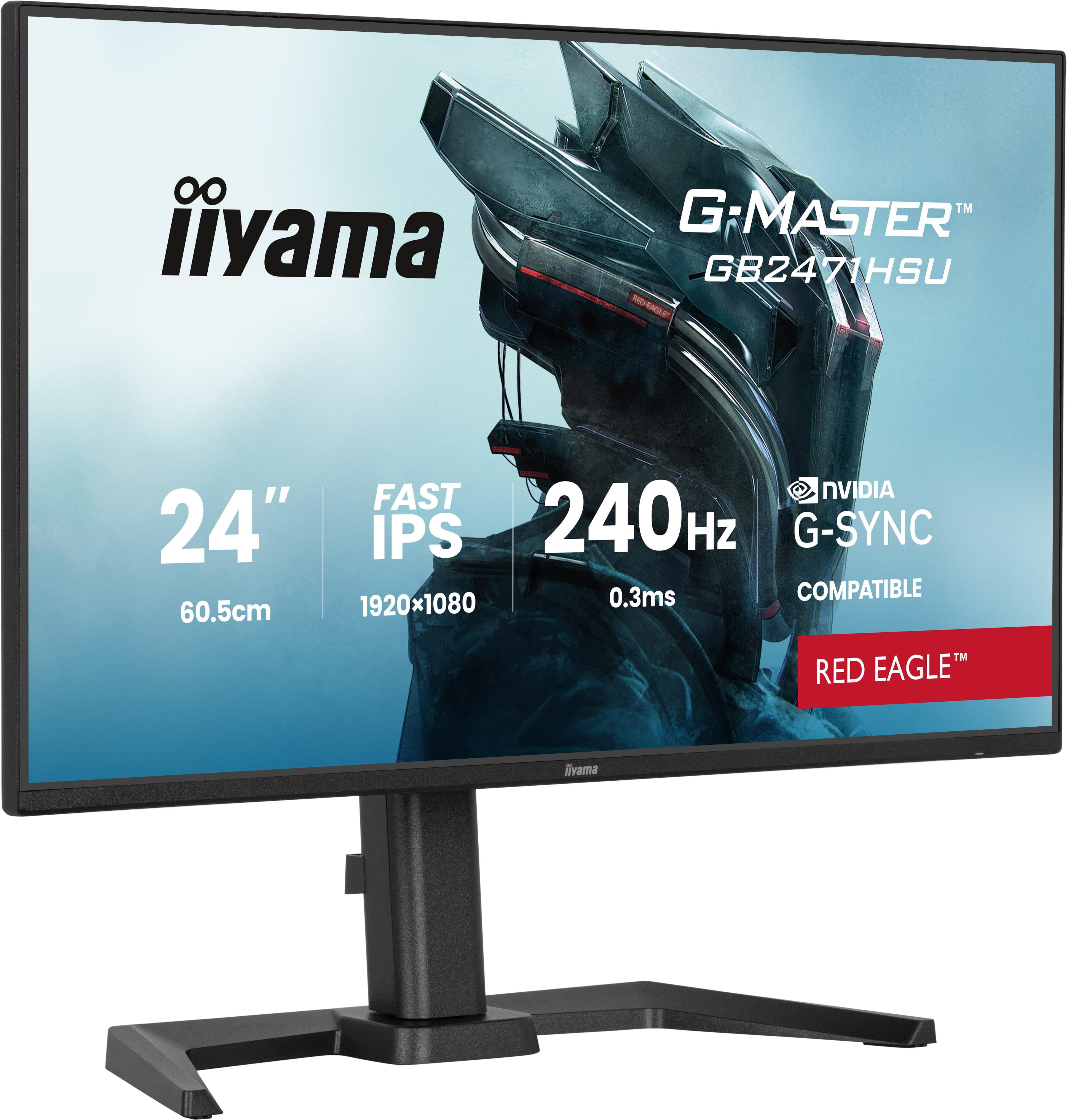 iiyama G-Master Red Eagle GB2471HSU-B1 23.8 Zoll Full HD IPS Panel 16:9 240 Hz Gaming Monitor