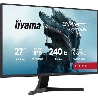Iiyama  G-Master Red Eagle G2771HSU-B1 27 Zoll FHD IPS LED 16:9 240 Hz Gaming Monitor | 04948570126453