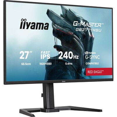 Iiyama  G-Master Red Eagle GB2771HSU-B1 27 Zoll FHD IPS LED 16:9 240 Hz Gaming Monitor | 04948570126439