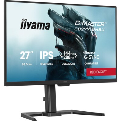 Iiyama  G-Master Red Eagle GB2771UHSU-B1 27 Zoll 4K UHD IPS LED 16:9 144 Hz Gaming Monitor | 04948570127139