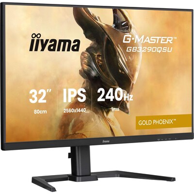 Iiyama  G-Master Gold Phoenix GB3290QSU-B1 32 Zoll QHD IPS LED 16:9 240 Hz Gaming Monitor | 04948570124510