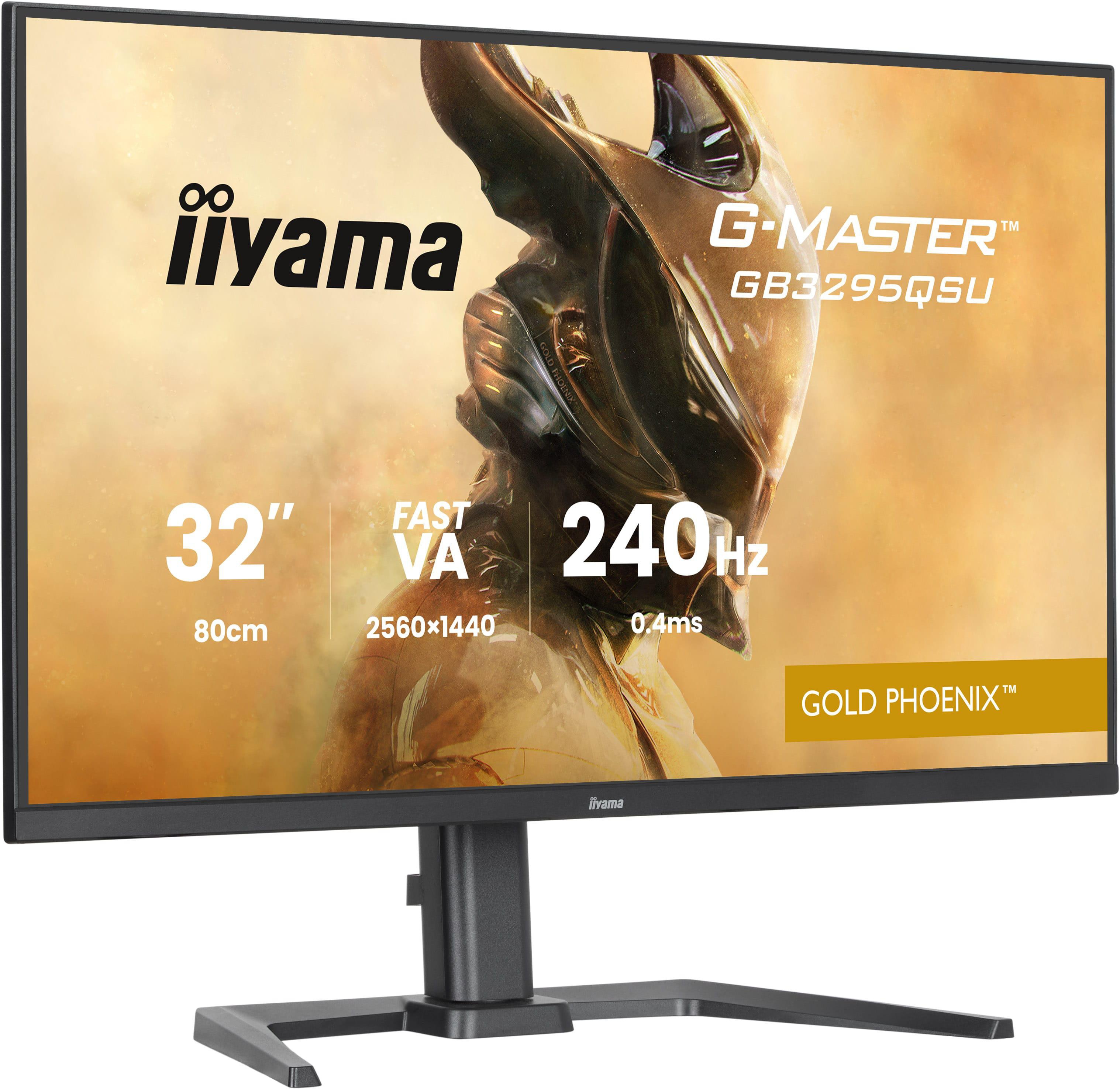 iiyama G-Master Gold Phoenix GB3295QSU-B1 31.5 Zoll WQHD VA Panel 16:9 240 Hz Gaming Monitor