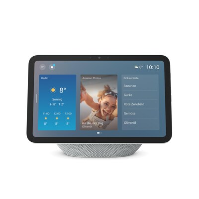 Image of Amazon Echo Show 8 (2025) mit HD-Display, 3D-Audio und Alexa Glacier White