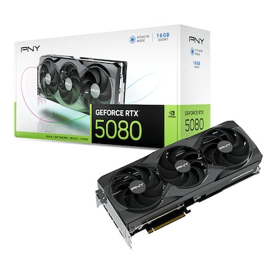 Pny  GeForce RTX 5080 Triple Fan 16GB Grafikkarte 3xDP/HDMI | 00751492794273