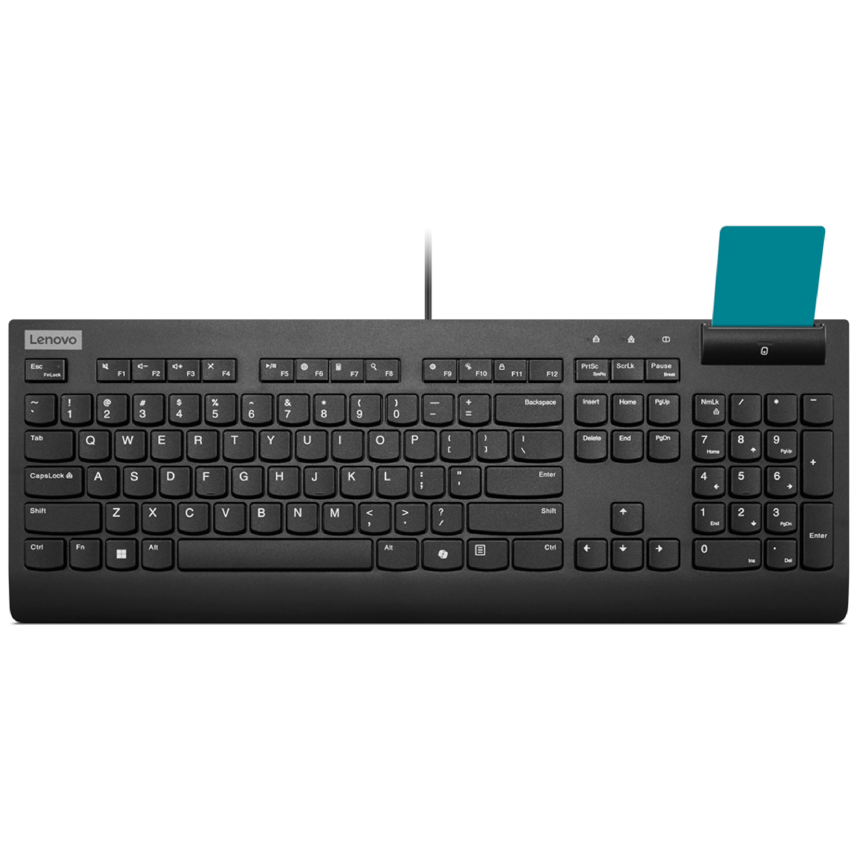 Lenovo Smartcard II Tastatur kabelgebunden, Schwarz