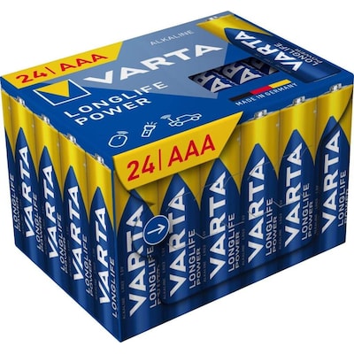 VARTA Longlife Einwegbatterie AAA Alkalisch 1,5 V 24er-Pack