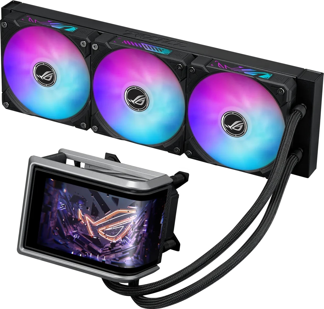 Asus Rog Ryuo Iv 360 Argb Komplettwasserkühlung Für Amd Und Intel Cpus Schwarz 90Rc01n1-B0eay0 - Bild 2
