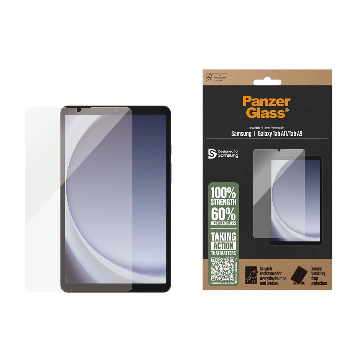 PanzerGlass Screen Protector Samsung Ga (1 Stk., Samsung Galaxy Tab A11, Samsung Galaxy Tab A9), Tablet Schutzfolie - Bild 4