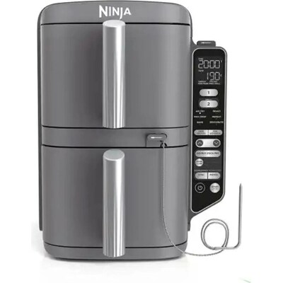 Ninja SL451EU Double Stack XL Smart Cook System 9,5 L grau