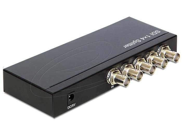 Delock 3G-SDI Splitter 1x in auf 4x out