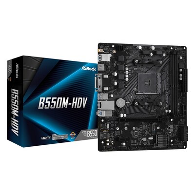 ASRock  B550M-HDV Mainboard Sockel AM4/HDMI/DP/VGA | 04710483931635