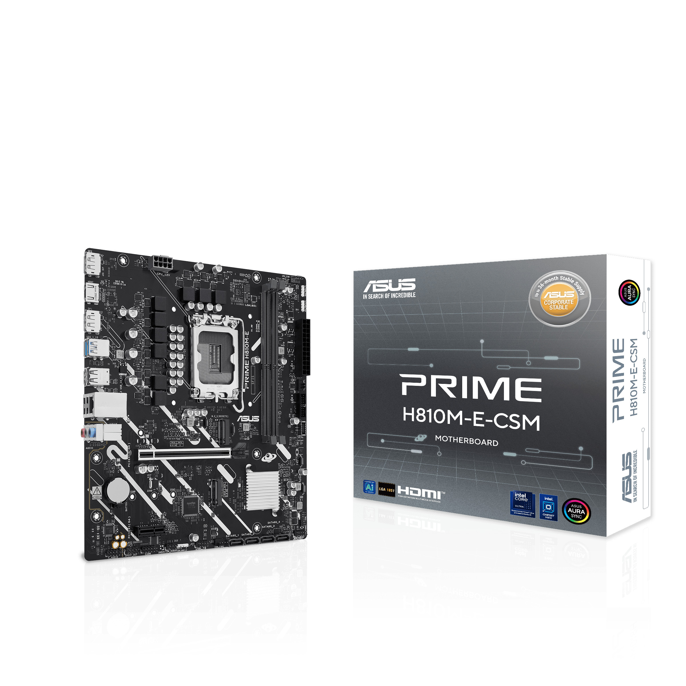 ASUS PRIME H810M-E-CSM Micro-ATX Mainboard - Sockel 1851