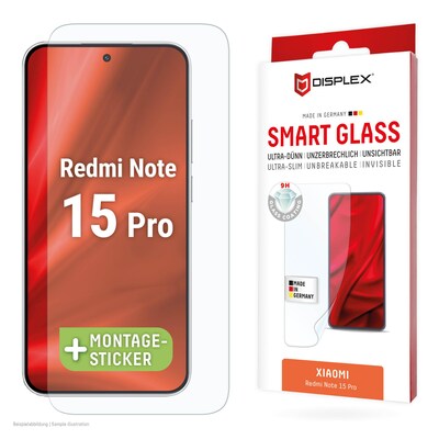 Displex  Smart Glass für Redmi Note 15 Pro | 04028778126766