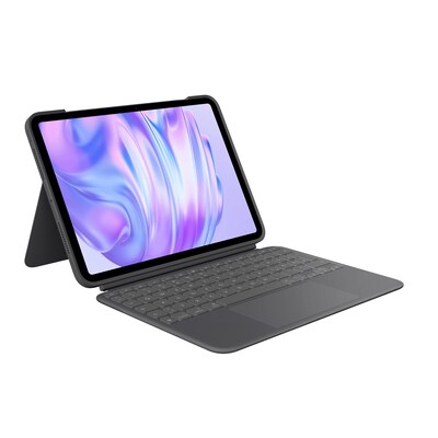 Logitech  Combo Touch Tastatur-Case Grafit für iPad Pro 11 Zoll (M4/M5),  Hintergrundbeleuchtete Tastatur und präzises Trackpad | 05099206123113