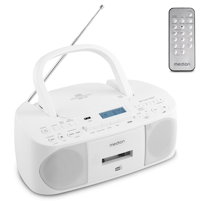 MEDION® LIFE® DRX-1 Plus Boombox weiß