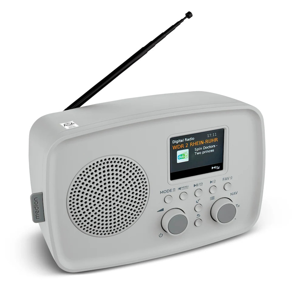 Medion LIFE DAB+ Radio DRE-1 grau