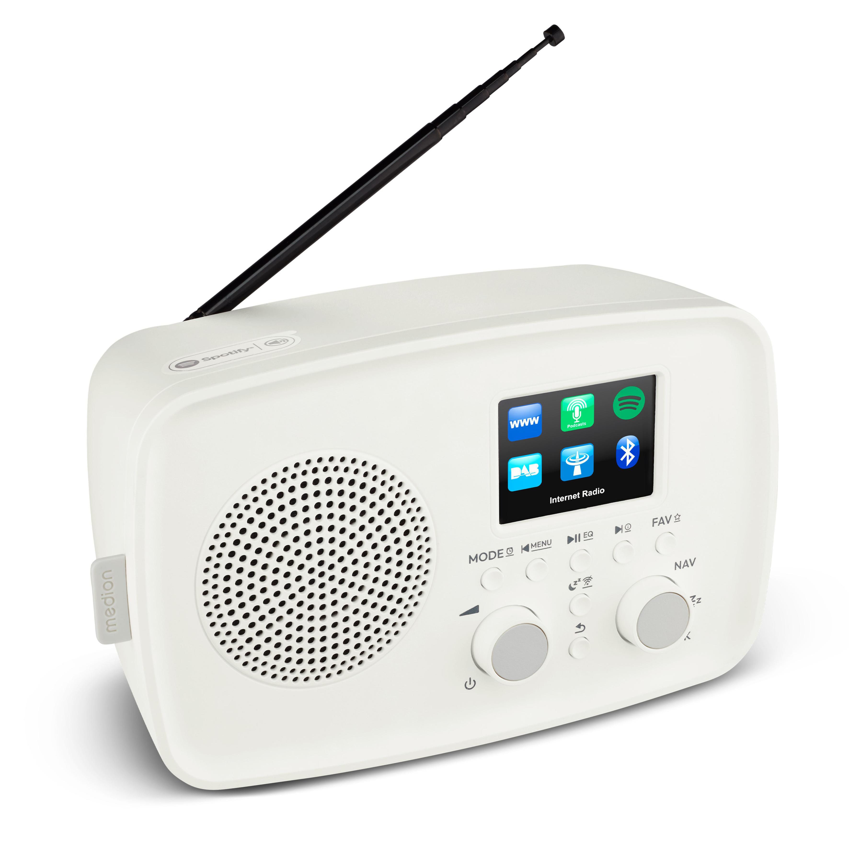 Medion LIFE Internetradio IRE-1 weiß Image