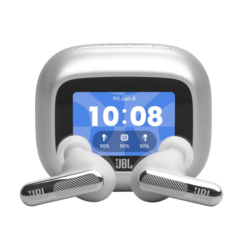 In Too günstig Kaufen-JBL Live Beam 4 ANC True wireless Bluetooth In-Ear Kopfhörer silber. JBL Live Beam 4 ANC True wireless Bluetooth In-Ear Kopfhörer silber <![CDATA[• Typ: In-Ear Kopfhörer - geschlossen • Übertragung: Bluetooth, Farbe: Silber • Besonderheiten: akt