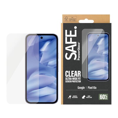 PanzerGlass SAFE. by  Displayschutz Google Pixel 10a 5G Ultra-Wide Fit | 05715685036699