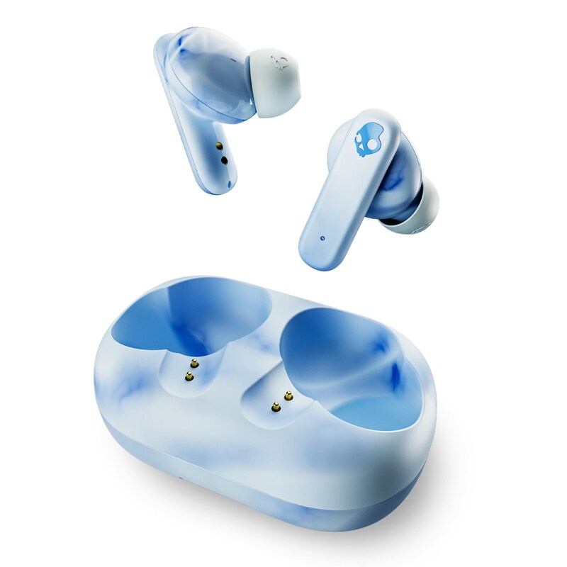 Bluetooth günstig Kaufen-Skullcandy EcoBuds True Wireless drahtlose Kopfhörer, hellblau Bluetooth In-Ear. Skullcandy EcoBuds True Wireless drahtlose Kopfhörer, hellblau Bluetooth In-Ear <![CDATA[• Typ: In-Ear Kopfhörer - geschlossen • Übertragung: Bluetooth, Farbe: Hell