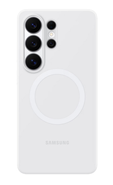 Samsung EF-ES948 Silicone Magnet Case für Galaxy S26 Ultra weiß