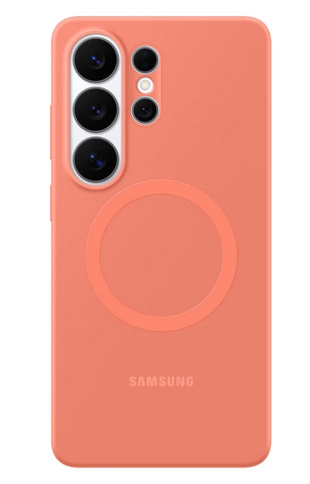 Samsung EF-ES948 Silicone Magnet Case für Galaxy S26 Ultra Coralred