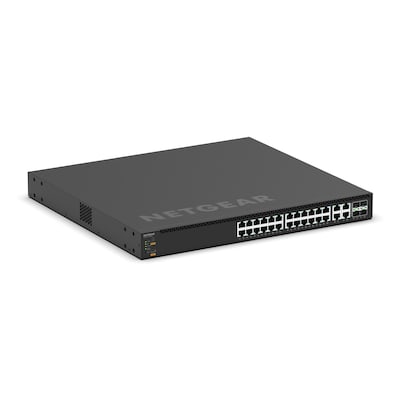 NETGEAR M4350-24M4X4V (MSM4332) 24x2.5G, 4x10G/Multi-gig PoE++ (522W base, up to 2,520W) and 4xSFP28 25G Managed Switch