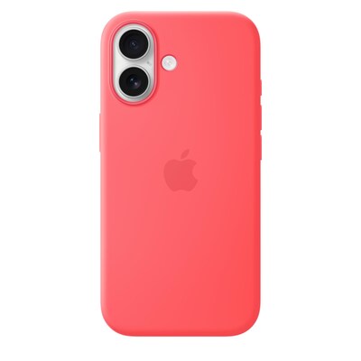 Apple Silicone Case mit MagSafe für iPhone 17 Guavepink