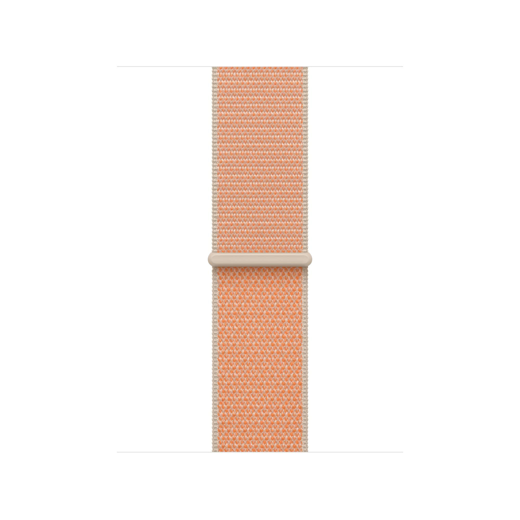 Apple 46 mm Sport Loop Cantaloupe orange