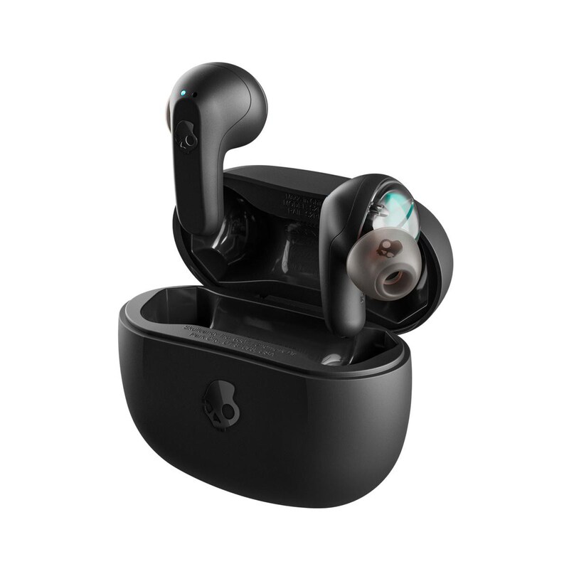 Bluetooth günstig Kaufen-Skullcandy Rail, True Wireless drahtlose Kopfhörer, schwarz Bluetooth In-Ear. Skullcandy Rail, True Wireless drahtlose Kopfhörer, schwarz Bluetooth In-Ear <![CDATA[• Typ: In-Ear Kopfhörer - geschlossen • Übertragung: Bluetooth, Farbe: Schwarz • 