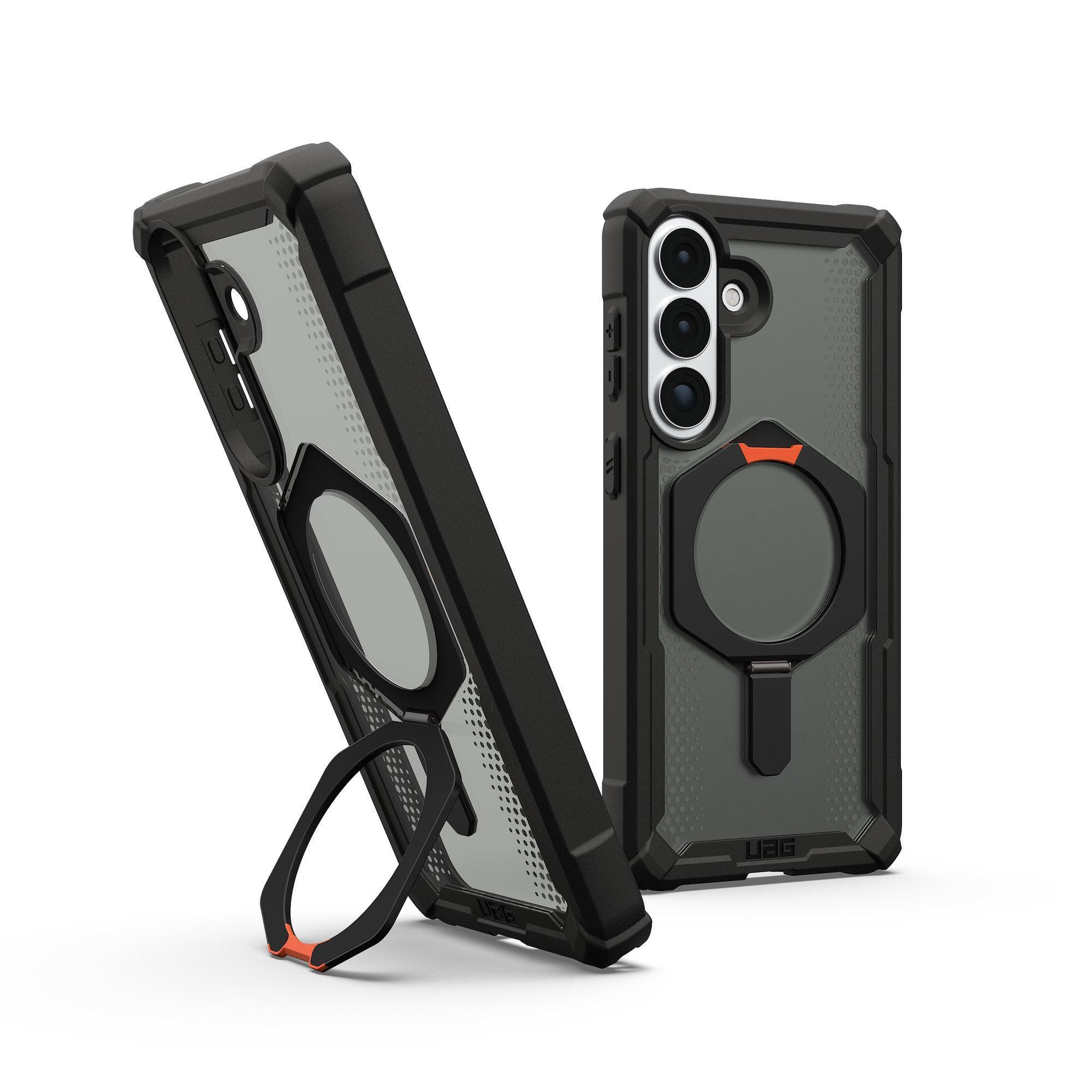UAG Urban Armor Gear Plasma XTE Kickstand Case mit Magnet-Modul für Samsung Galaxy S26+ schwarz/orange