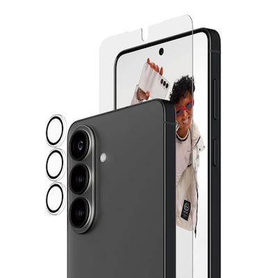 PanzerGlass Hoops 2-in-1 Set Samsung Galaxy S26+; Ultra Wide Fit Displayschutz + Kameraschutz