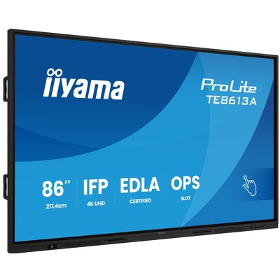 iiyama ProLite TE8613A-B2AG 217,4cm (86") 4K UHD Touch Monitor 16:9 HDMI/DP/USB-C