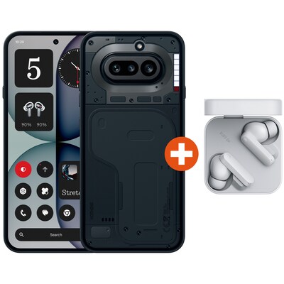 Nothing Phone (4a) 12/256GB Dual-SIM schwarz Android 16 Smartphone inkl. CMF Buds 2a