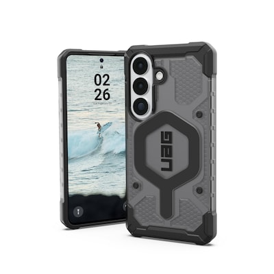 UAG Urban Armor Gear Pathfinder Case mit Magnet-Modul für Samsung Galaxy S26 ash (grau transparent)/schwarz