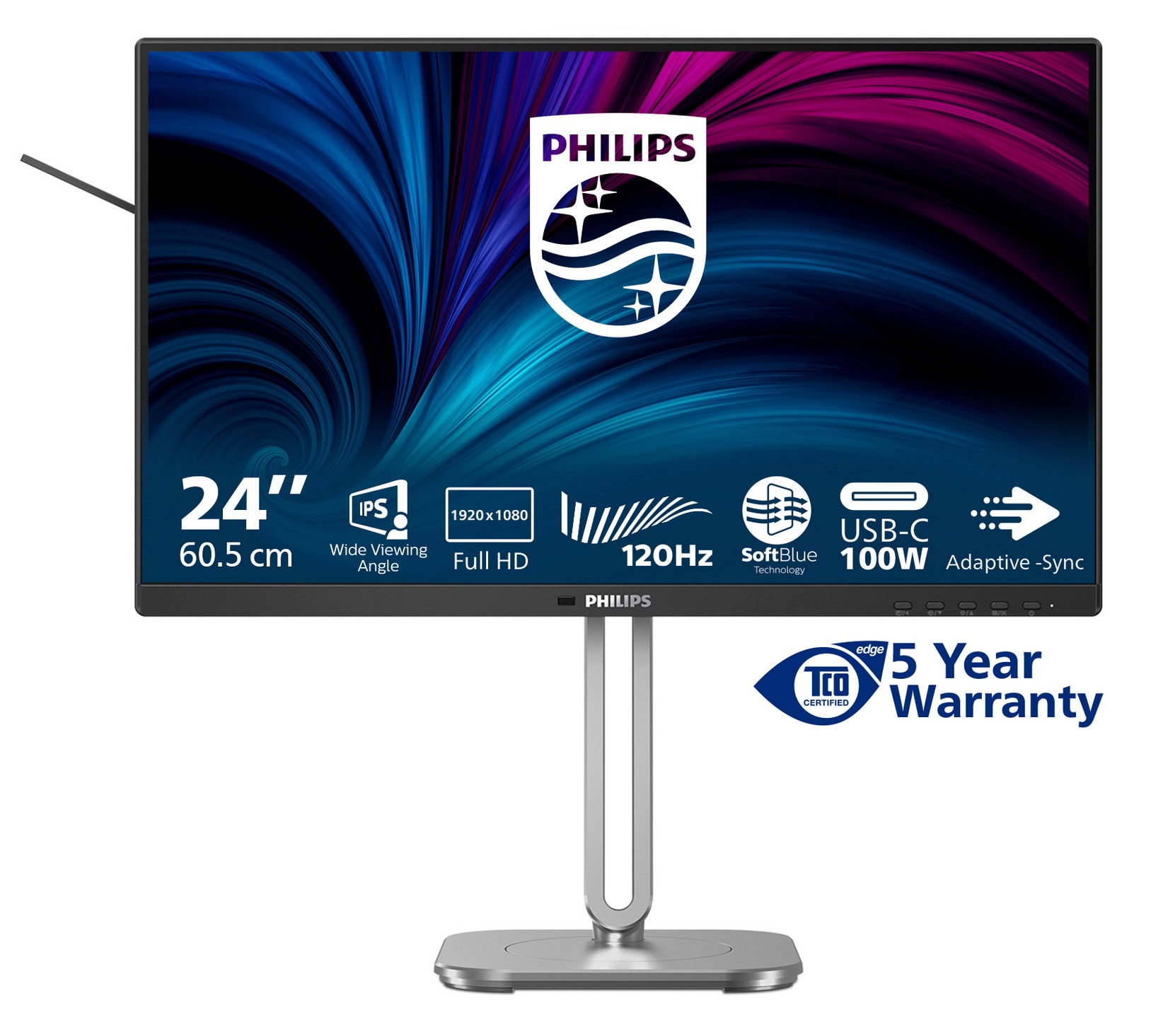 Philips 24B2U4301 23.8 Zoll Full HD 16:9 120 Hz Monitor