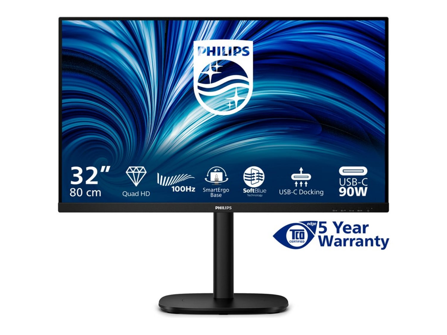 Philips 32B2U3601 31.5 Zoll WQHD 16:9 100 Hz Monitor