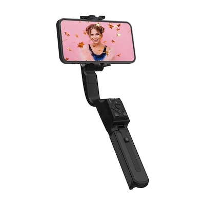 Hohem iSteady Q 4-in-1 Selfie Stick Schwarz mit 360 Grad - Rotation & Fernbedienung