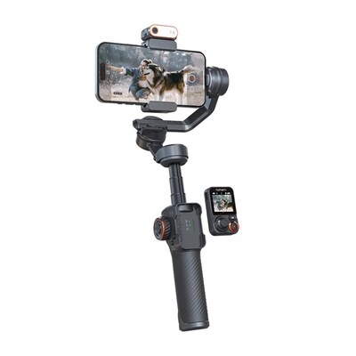 iSteady M7 Premium AI-Tracking Gimbal mit abnehmbarer Fernbedienung Schwarz