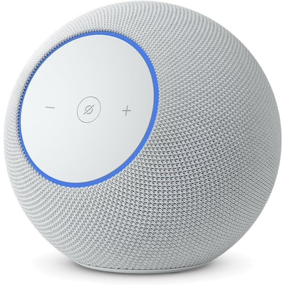 Amazon Echo Studio (2025) – Smarter WLAN- und Bluetooth-Lautsprecher mit Dolby Atmos, 3D-Audio; Weiß