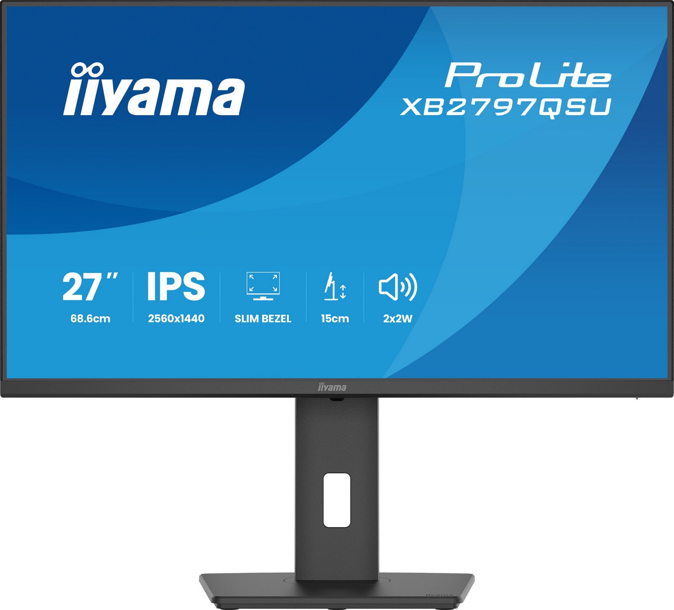 iiyama ProLite XB2797QSU-B1 27 Zoll WQHD 16:9 75 Hz Monitor