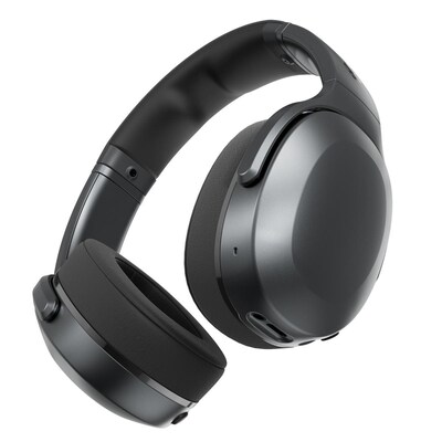 Skullcandy Crusher 540 Active drahtlose Kopfhörer, Schwarz/Grau Bluetooth Over-Ear