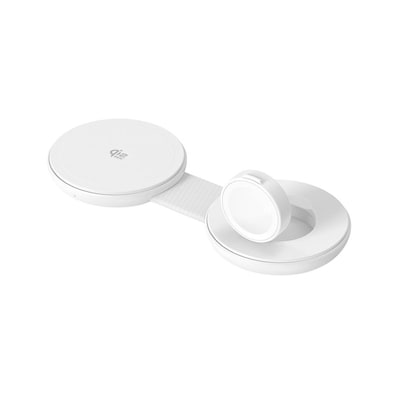 Conceptronic GORGON04W 2-in-1 faltbares magnetisches Qi2 25W kabelloses Ladegerät