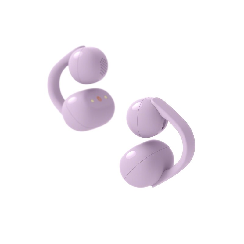 In Too günstig Kaufen-Sony Link Buds Clip Kabellose Open-Ear-Kopfhörer Lavendel. Sony Link Buds Clip Kabellose Open-Ear-Kopfhörer Lavendel <![CDATA[• Typ: Knochenschall Kopfhörer - offen • Übertragung: Bluetooth, Farbe: Lila • Besonderheiten: Bedienelemente am Headse
