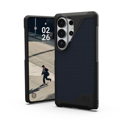 UAG Urban Armor Gear Metropolis LT Case mit Magnet-Modul für Samsung Galaxy S26 Ultra kevlar mallard (blau)