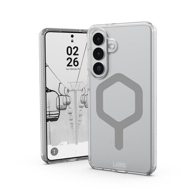 UAG Urban Armor Gear Plyo Case mit Magnet-Modul für Samsung Galaxy S26+ ice (transparent)/silber